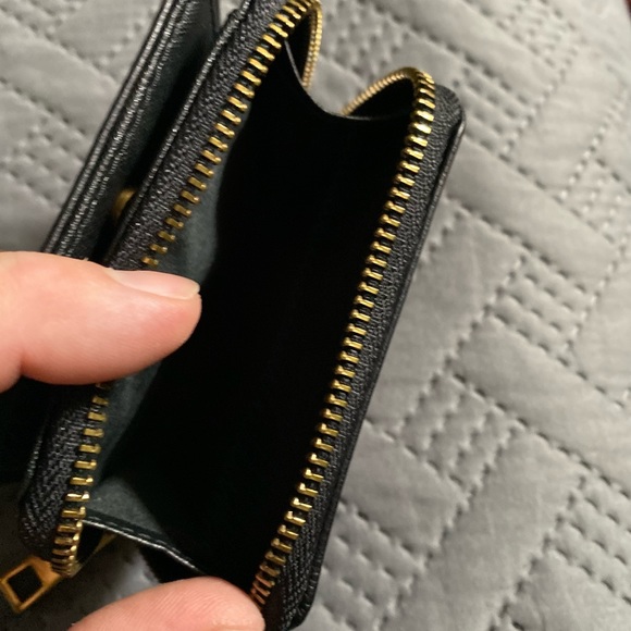 Fossil Evelyn Zip Bifold Black NWT - Picture 5 of 6